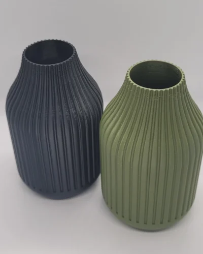 Vaso Camada Canelado Decorativo