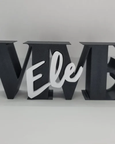 Letreiro Decorativo Cristão Ele Vive – Decoração de Mesa Igreja e Lar
